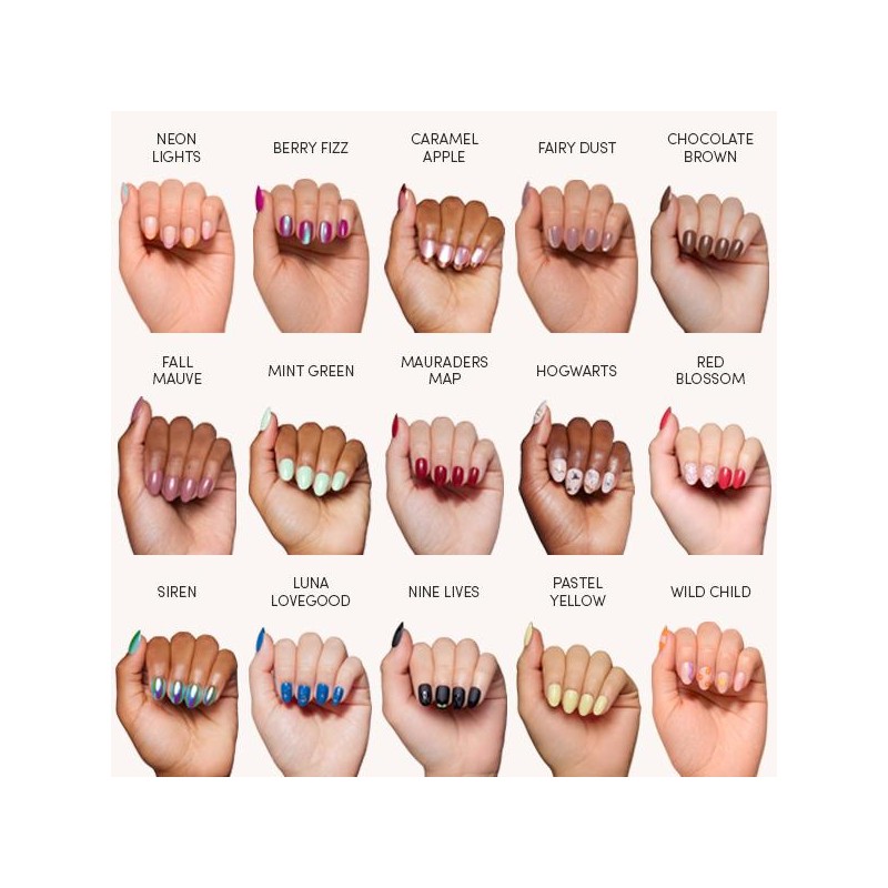 Glamnetic Short Oval Press On Nail Collection - Nail Glue