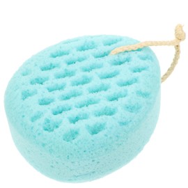 WOONEKY Supple Exfoliating Bath Sponge Soft and Reusable Body Scrubber for Daily Cleansing Cute for Comfortable Skin Massage and Circulation Fruit