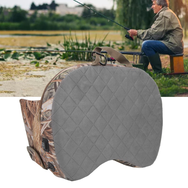 Portable Heating Cushion 3 Gears Soft Camouflage Outdoor Heated Seat