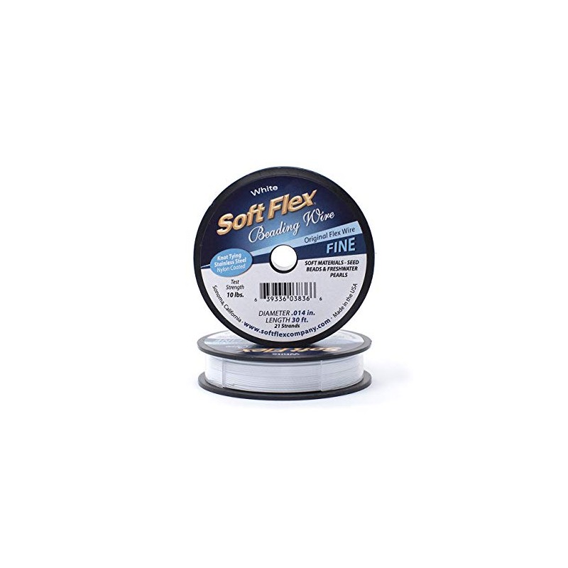 Soft Flex Kink Resistant Knot Tying Hypoallergenic Jewelry Making Wire,