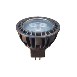 Brilliance MR-16 Low Voltage 12v LED Landscape Lighting Replacement Lamp Bulb 4 Watt, 30 Degree Spread, 3000K, Dimmable, Professional Series, Replaces 20W Halogen