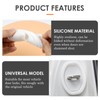 4 Pcs Silicone Car Door Latch Covers Sound Dampening Car