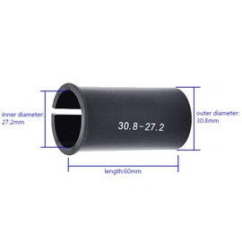 UPANBIKE Bicycle Seatpost Shim Sleeve Saddle Tube Shim Sleeve for Mountain Bike Road Bike Electric Bicycle (27.2mm to 30.4mm)