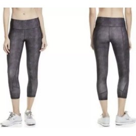 90 Degree By Reflex Capri Leggings Sz: XS Black Style: D6585C *NEW* $119 Retail