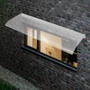 39.4 * 13.58in Awning Canopy UV Rain Snow Protection, Wall