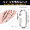 sprookber Stainless Steel Chain Quick Links - 304 Stainless Stee