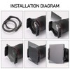 Square Neutral Density Filter Kit ND2+4+8+16 Filter Set with Ring-Adapter