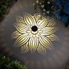 Hapjoy Solar Fence Lights 2 Pack Outdoor Deck Step Wall