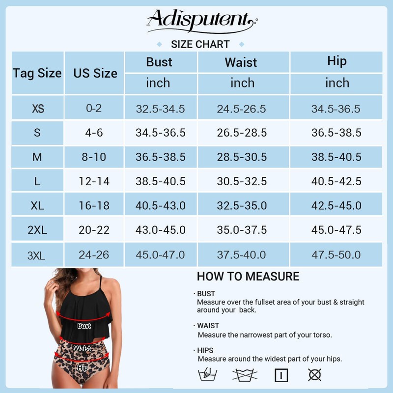 Traje de baño tankini para mujer, con volantes, control de