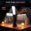 AKOFUN Camping Lights with Stand, 12000mAh Rechargeable Work Light Max