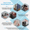 Styptika 2-Pack Adhesive Shower Caddy – Rustproof Aluminum Black Shower