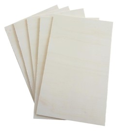 Mon amulette Veneer Plywood, 11.8 x 9.8 inches (30 x 25 cm), 0.1 inch (0.3 cm) Thick, Set of 5, Sinavenia China Plywood, Plywood, Wood Plank, Wood Plank,
