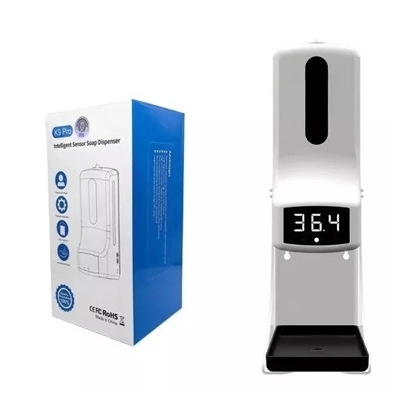 K9 Dispensador De Gel O Sanitizante Con Termometro K9 Pro Kit