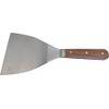 HAROMAC Rosewood Painter's Spatula, 100 mm, Stainless Steel, Rosewood Handle,