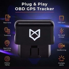 TrackingFox GPS Vehicle Tracker Device, Real Time Car Tracker with Phone App, Easy Fit Car Security Tracker, Anti-Theft Car Alert System, Essential Car Accessories