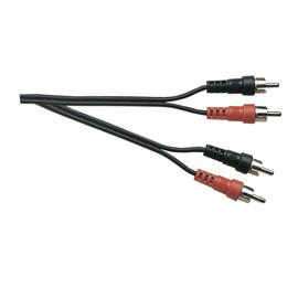 Standard 2X Phono Plugs to 2X Phono Plugs Screened Lead (Lead Length (M) 3