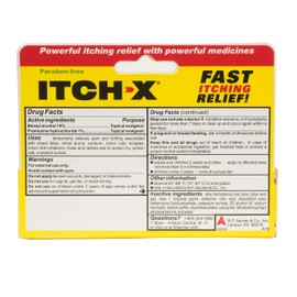 Itch-X Fast-Acting Anti-Itch Gel, 1.25 Ounce (Pack of 4)