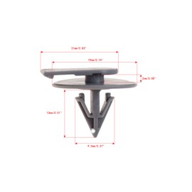 Mtsooning 40PCS Wheel Arch Trim Clips, Universal Auto Fixing Clips Plastic Nylon Rivet Exterior Trim Side Moulding Replacement for R50 R52 R53 R56