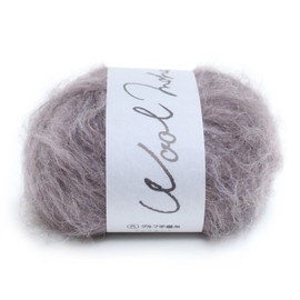 Yokota DARUMA Wool Mohair Wool Yarn Extra Thick Col.5 Purple 01-6320 0.7 oz (20 g) Approx. 16.9 ft (46 m) 5 Ball Set