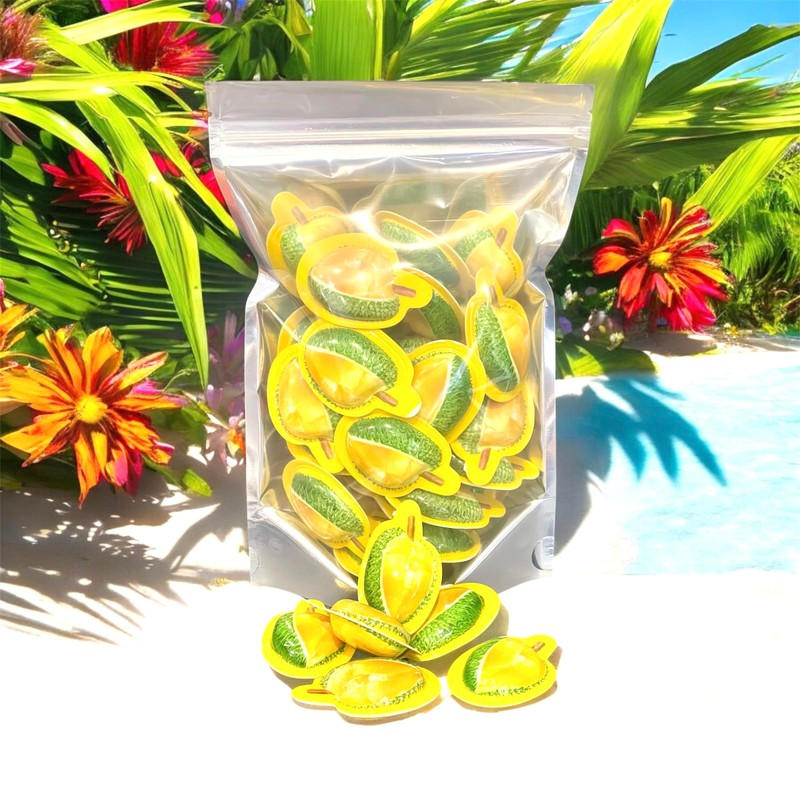 1 Pack - Durian Soft Candy - Keo Deo Sau