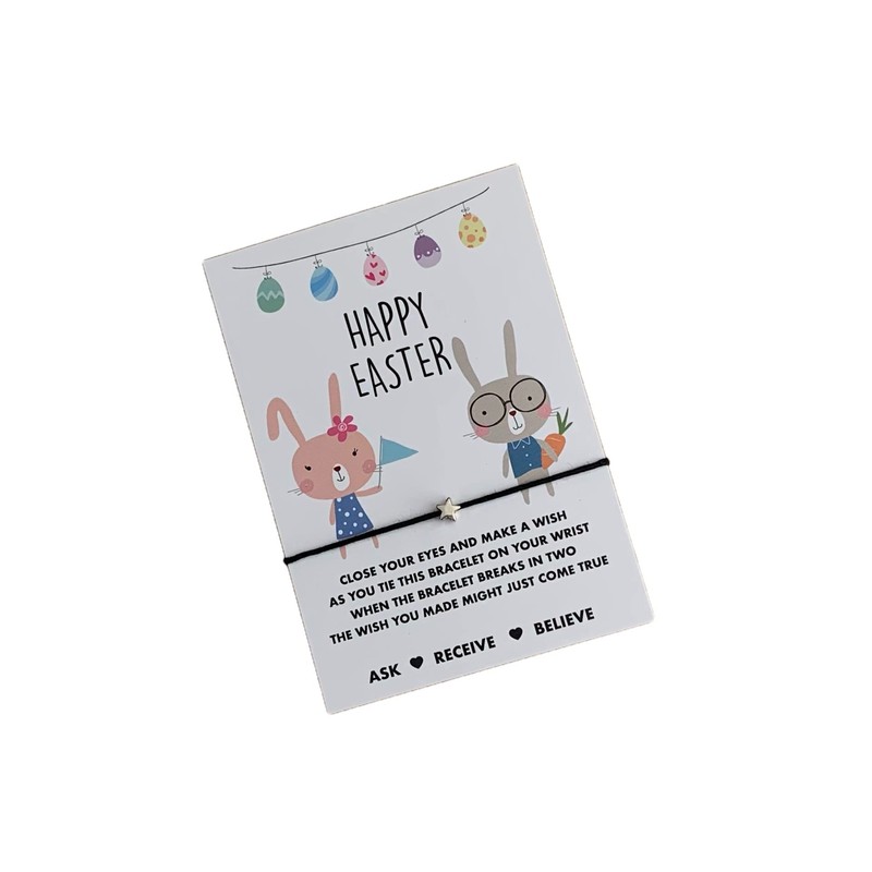 Gift for Easter | Easter wish bracelet | Happy Easter