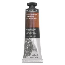 Sennelier Artists' Extra Fine Oil, 40 ml Tube, Series 1, Burnt Umber, (10-130411-202)