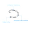 sourcing map 200Pcs Open Jump Rings, 8mm 316 Stainless Steel