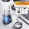 Portable Personal Blender, Cordless USB Rechargeable Mini Smoothie Maker with