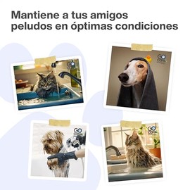 Go Care  Shampoo Hipoalergénico de Romero y Aceite Esencial Melissa para Perros y Gatos - 100 Natural - Limpieza y Cuidado Integral para tu Mascota - 