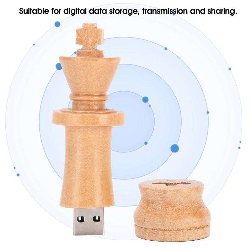 Portable USB Flash Drive Chess Styling Memory Stick 12MB/s Reading