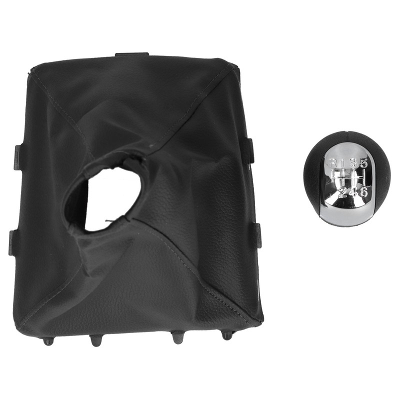 6 Speed Gear Shift Knob with Gaiter Fit for Opel