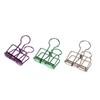 90 Pcs Binder Clips 32mm Hollow Strong Clamping Force Metal