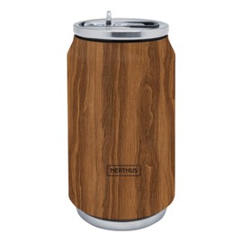 NERTHUS FIH 788 Vacuum Jug Stainless Steel Wood 330 ml