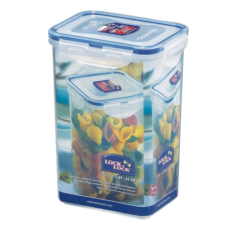 Lock&Lock 43-Fluid Ounce Rectangular Food Container, Tall, 5.4-Cup