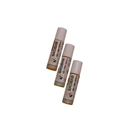 Baobab Oil from Burkina Faso - Lip Roll On (10 ml), Unrefined, Cold Pressed, High Vitamin E Content, Moisturising and Protective, Fair Trade (Pack of 3)