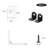 Drado L-Shaped Metal Fittings, Angle Fittings, Joint Alloy, Right Angle