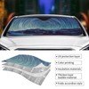 Car Front Windshield Sunshade, Fun Foldable Car Front Window Sunshade