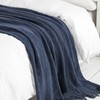 BOURINA Textured Solid Soft Sofa Throw Couch Cover Knitted Decorative