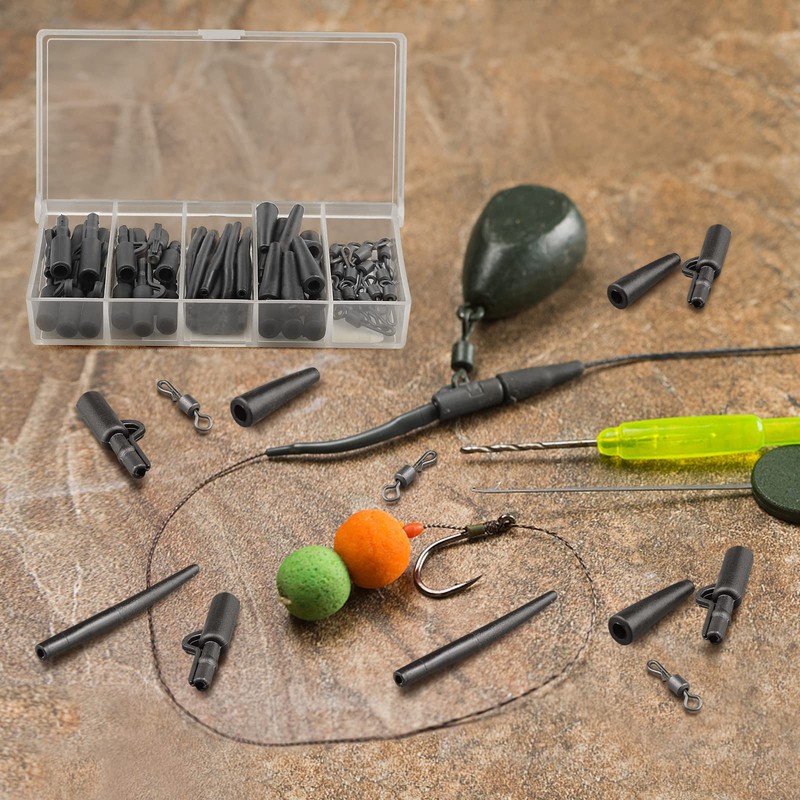 Realure 60 Pcs Lead Clips Carp Fishing Accessories Safety Lead