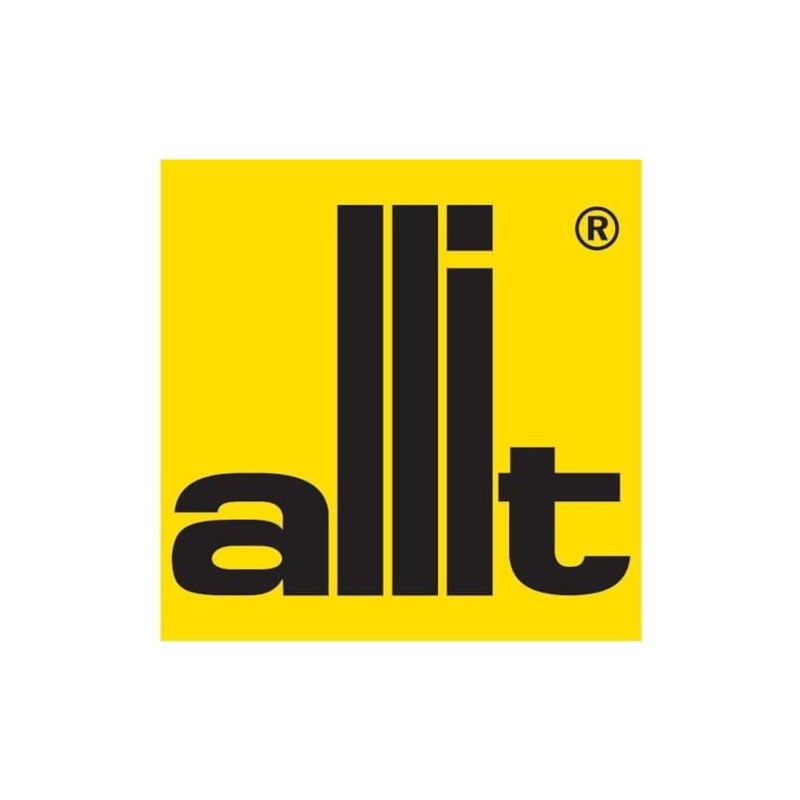 Allit 456786 Slide Snap/Hinge Lock for Eurobox, Grey/Red, Set of