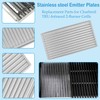 TAILGRILLER Cast Iron Grill Grates and Emitter Plates for Charbroil