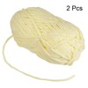 HARFINGTON 2Skeins Chenille Yarn Blanket Yarn 2x100g/7.1oz 74yds #6 Super
