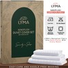 LYMA Bedding Duvet Cover Set Single Abstract Embossed, OEKO-TEX Certified,