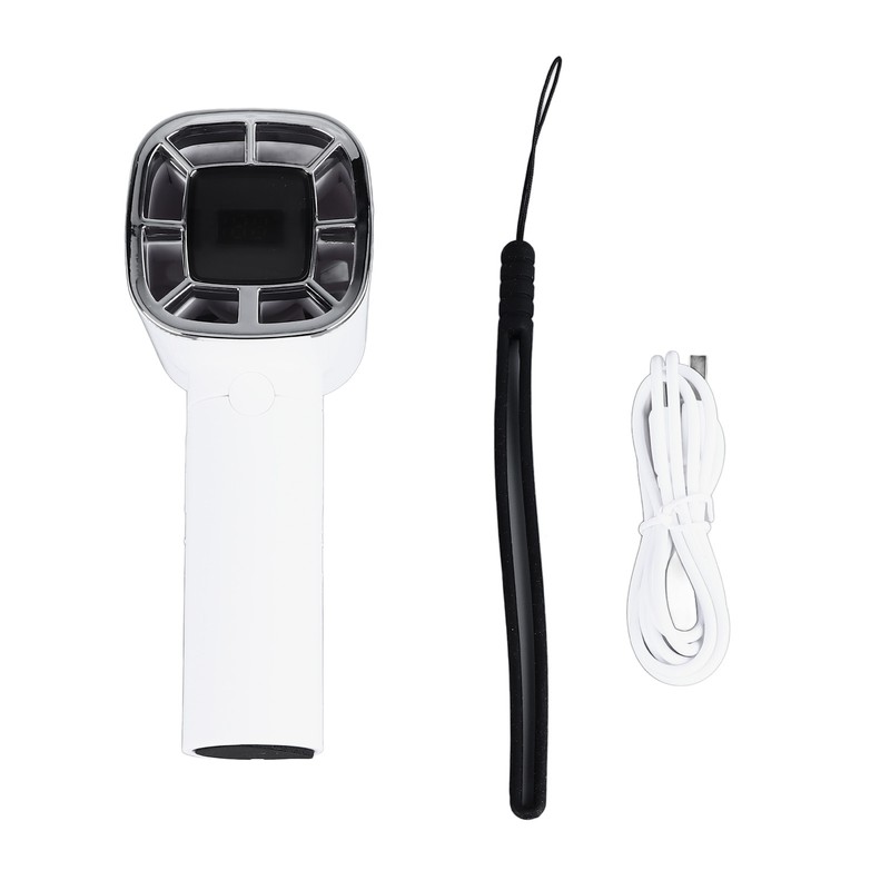 Handheld Turbo Fan ABS 3 Speeds USB Rechargeable Mini Portable