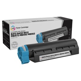 LD Products Compatible Oki Toner Printer Cartridge Replacements for Okidata 45807105 Black High Yield for Use with MB Series MB472w MB492 MB562w and B Series B412dn B432dn B512 (7,000 Pages, 1-Pack)