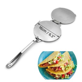 SMT- Aluminum Tortilla Press 6" Wide 10" Handle Maquina para hacer tortillas [P/N: SMT-ET-COOK005-16-SR]