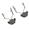 2Pcs Suspension Headset Bracket Helmet 19‑21mm Rail Adapter Rotatable Headphones