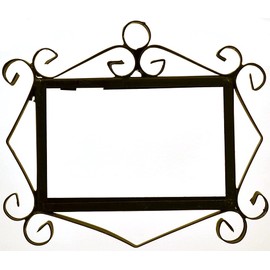 Green Floral Ceramic House Numbers & Letters Tile Size 7.5cm x 3.5cm 2 to 10 Tile Frames (2 Tile Frames)