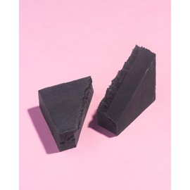 Earth Harbor | COCONUT CHARCOAL Purifying Facial Soap | 100% Botanical + Zero-Waste + No Synthetics | Activated Charcoal & Spirulina