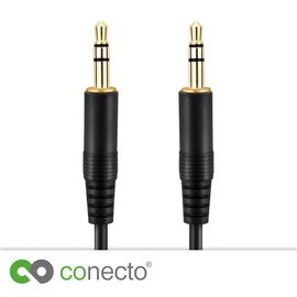 conecto Audio Cable 3.5 mm Jack to 3.5 mm Jack Black 0.60 m